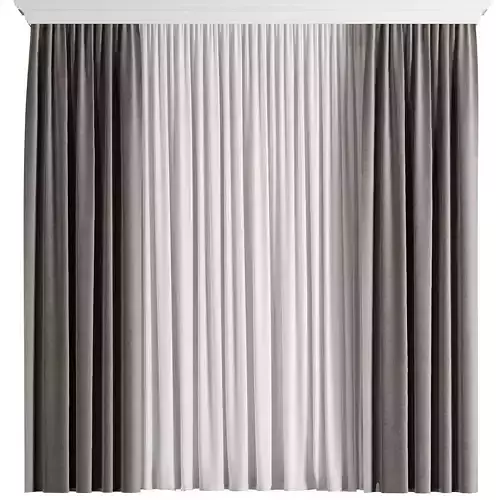 Curtain 3D model