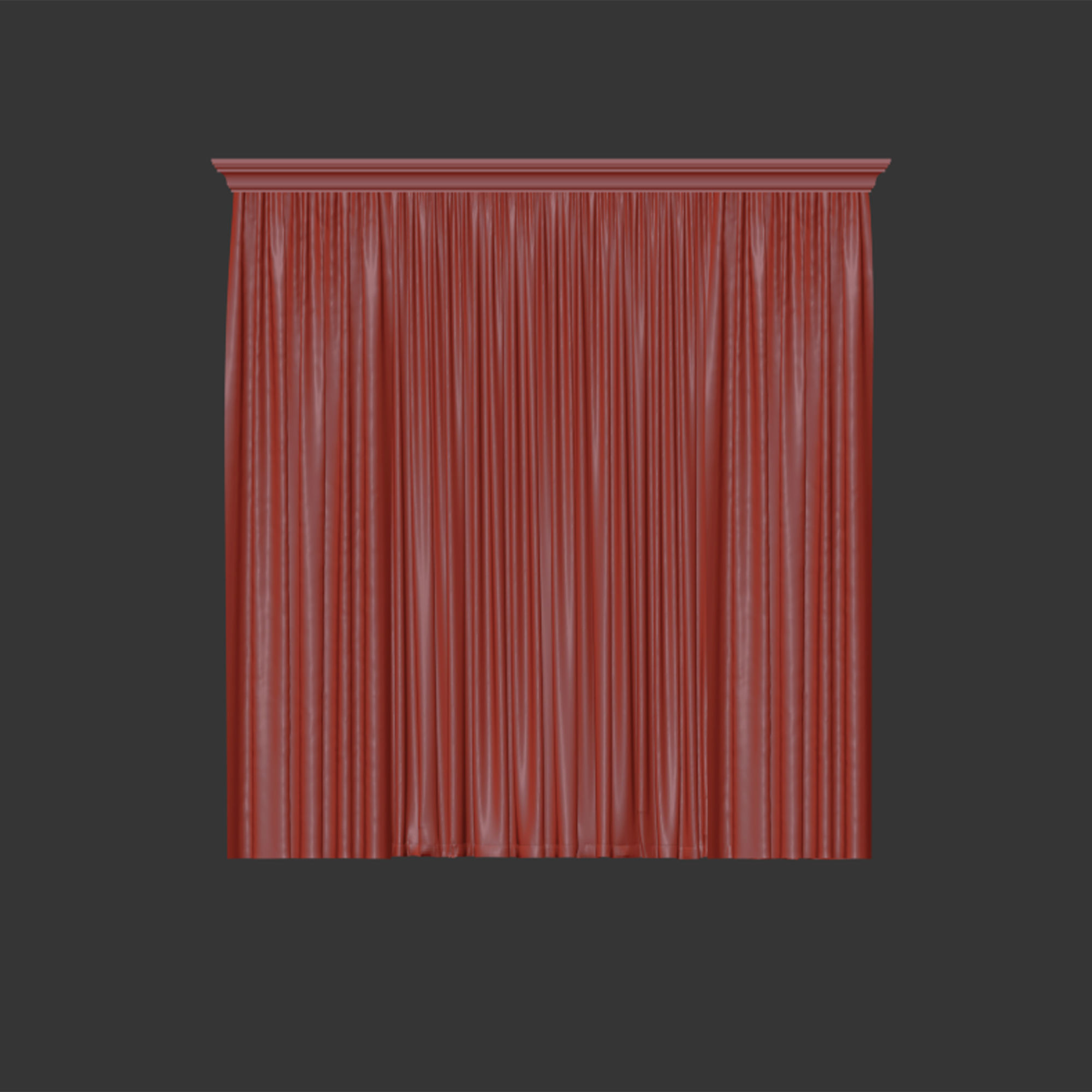 Curtain 3D model_5