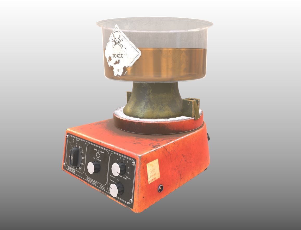 Lab Equipment - Vibratory Shaker 3D model_1