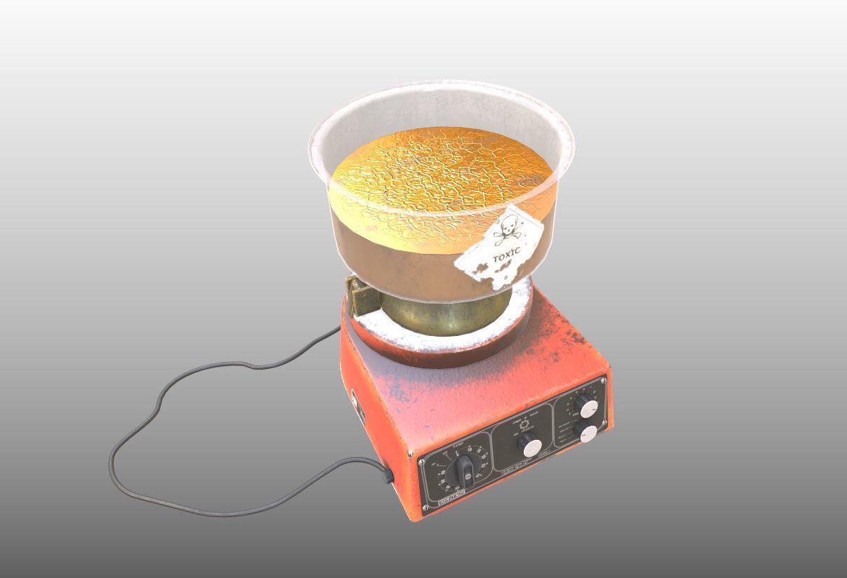 Lab Equipment - Vibratory Shaker 3D model_4
