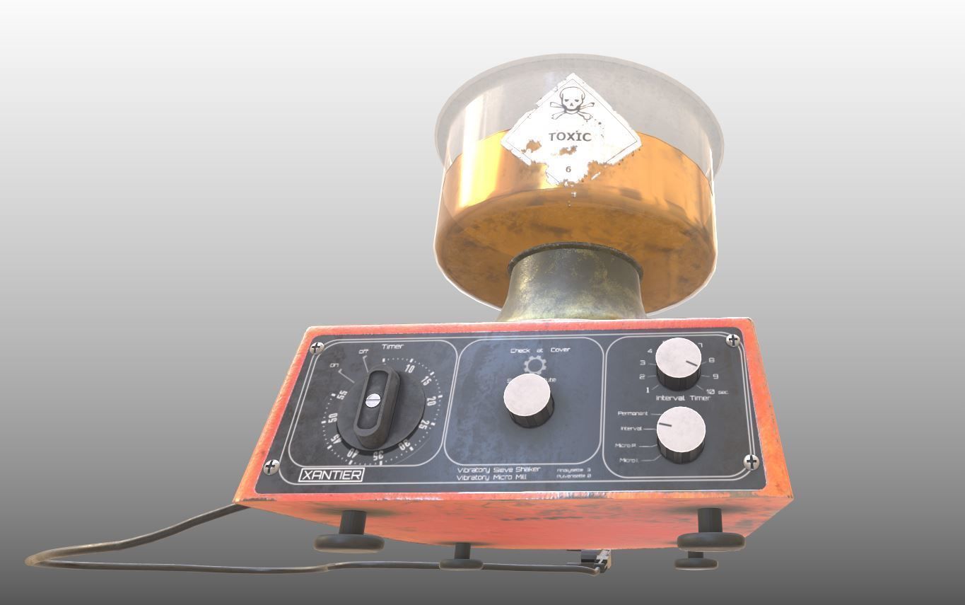 Lab Equipment - Vibratory Shaker 3D model_5