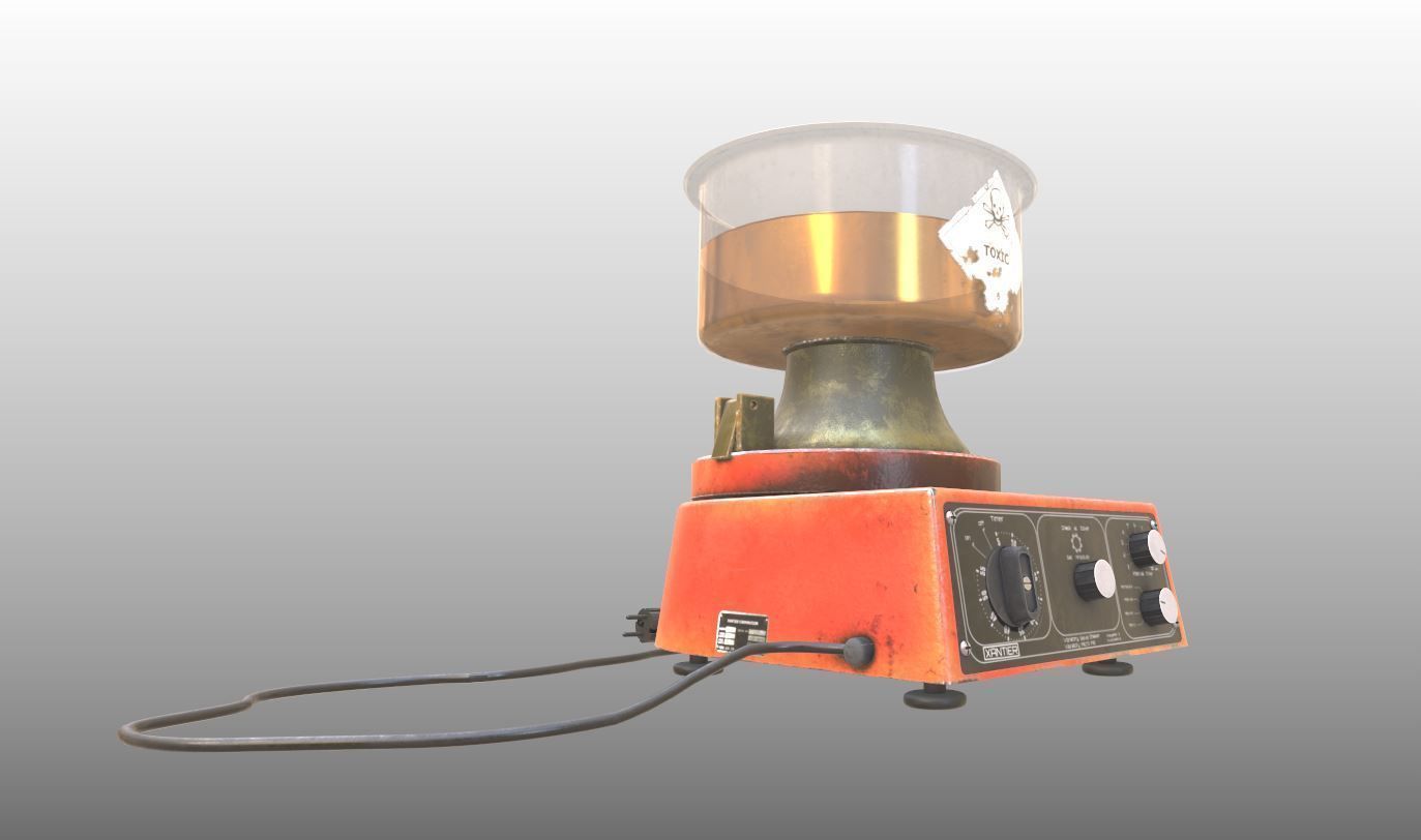 Lab Equipment - Vibratory Shaker 3D model_3
