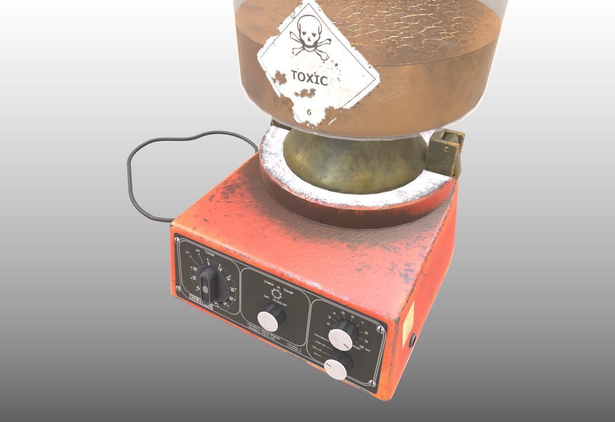 Lab Equipment - Vibratory Shaker 3D model_6
