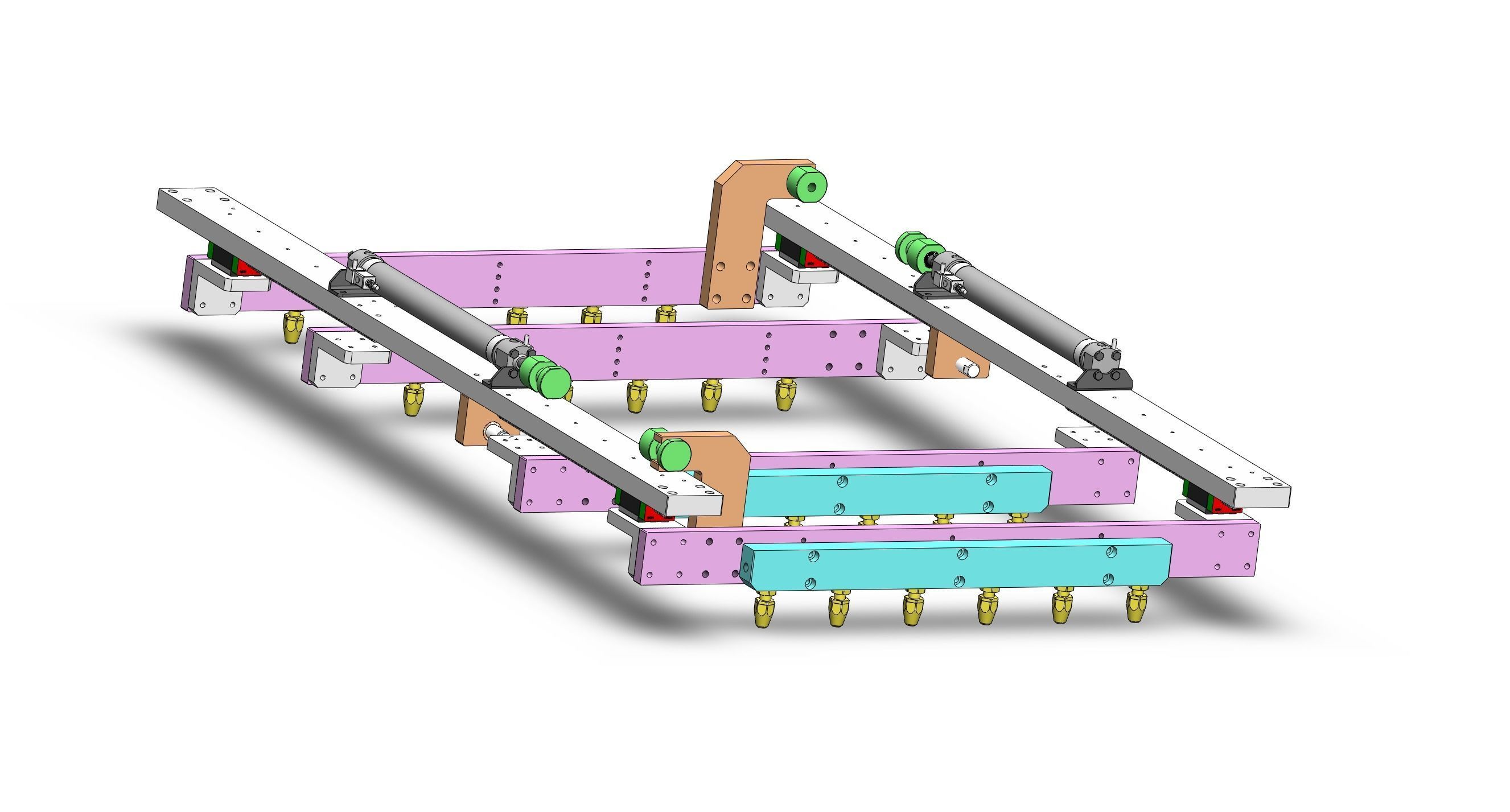 Circular lithium battery cleaning equipment 3D model_4