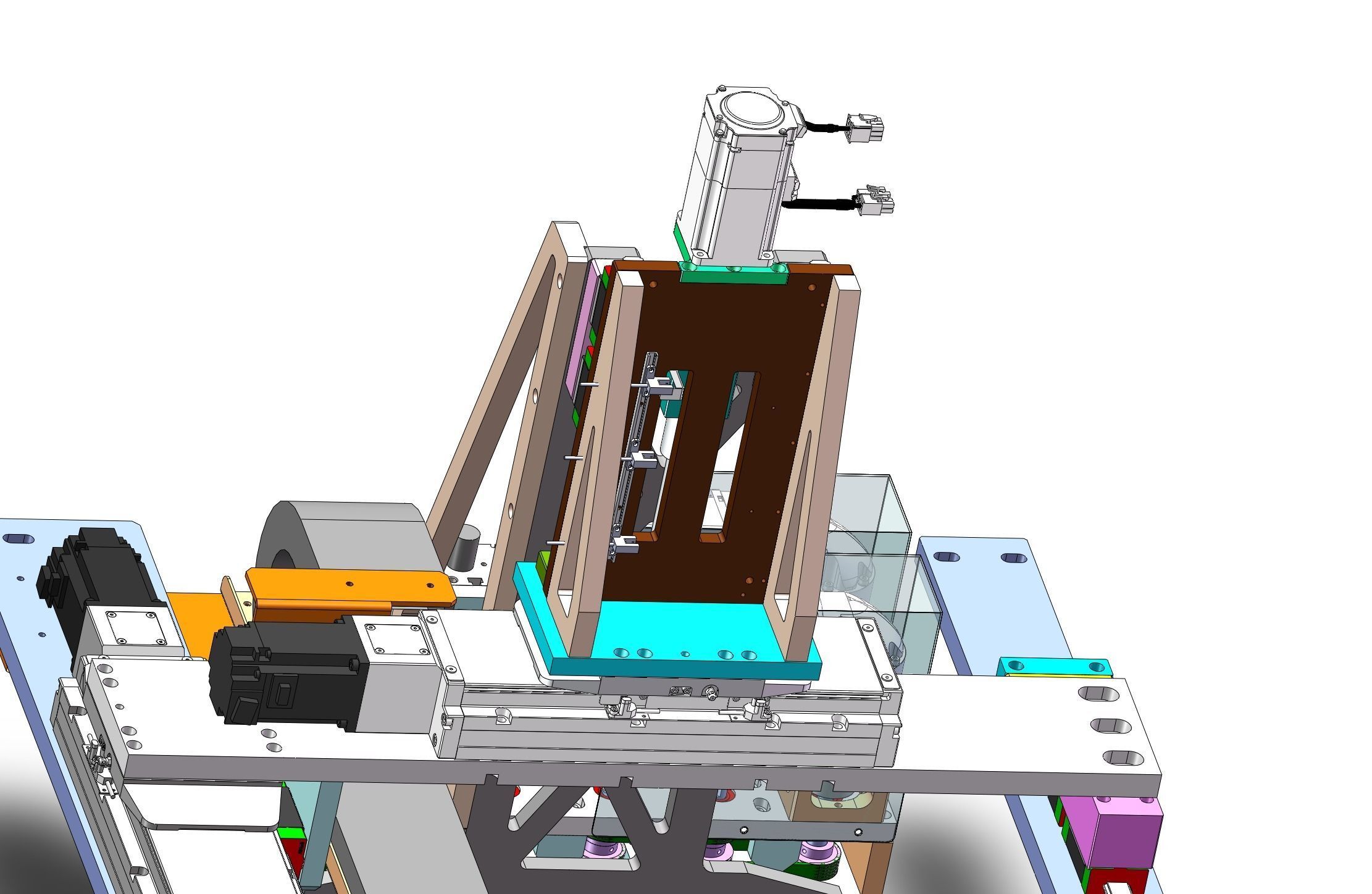 Circular lithium battery cleaning equipment 3D model_9