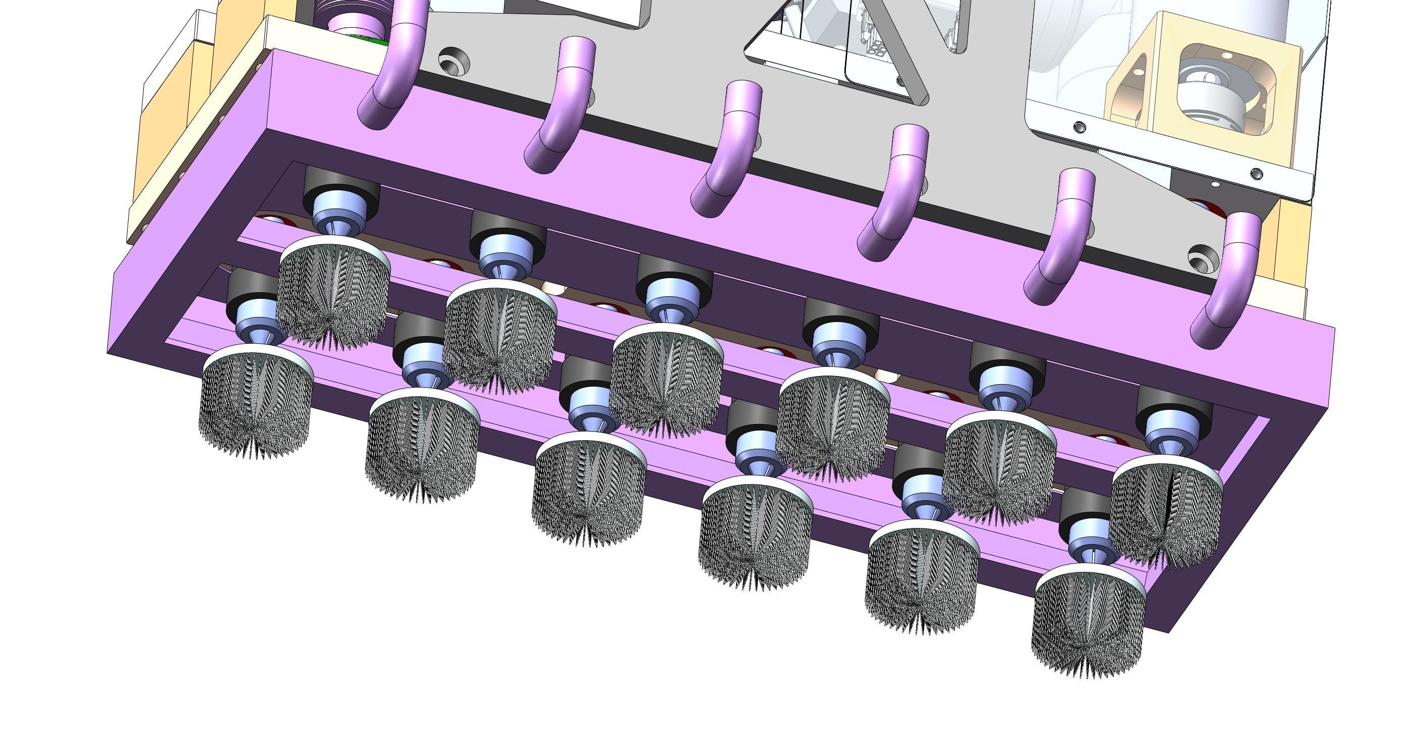 Circular lithium battery cleaning equipment 3D model_7