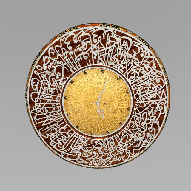 iclamic arab Clock 3D model_3