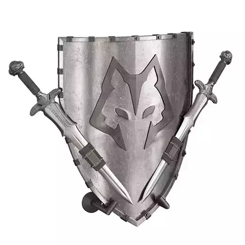 Sword and SHield 3D model