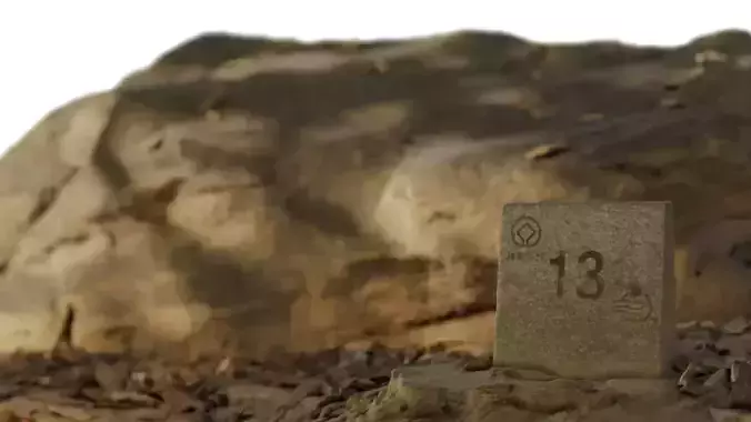 Dolmen site 13 3D model