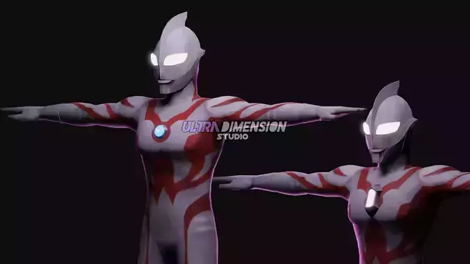 Ultraman Belial Early Style - 3D Model