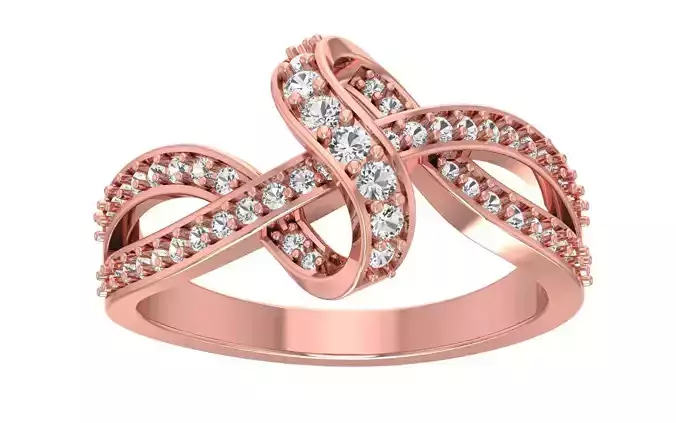 Solitaire Wedding Engagement Women Bypass Rings