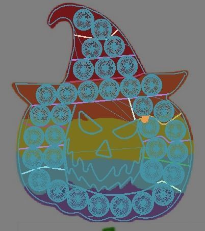 Halloween Pop It Fidget Toys Set 3D model_51