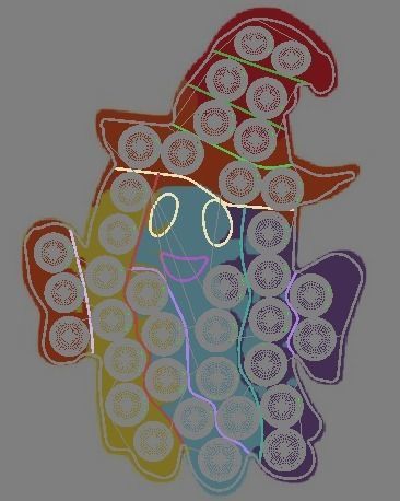 Halloween Pop It Fidget Toys Set 3D model_52