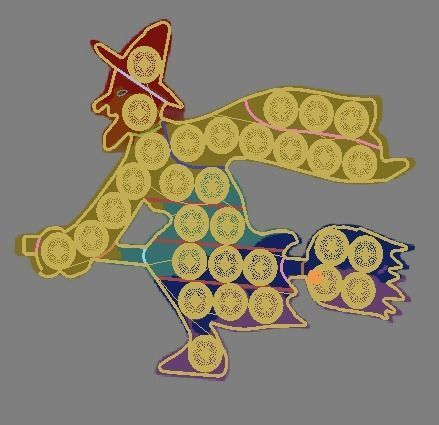 Halloween Pop It Fidget Toys Set 3D model_45