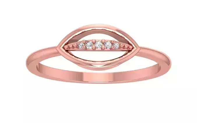 Solitaire Wedding Engagement Women Light Weight Rings