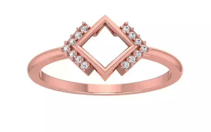 Solitaire Wedding Engagement Women Light Weight Rings