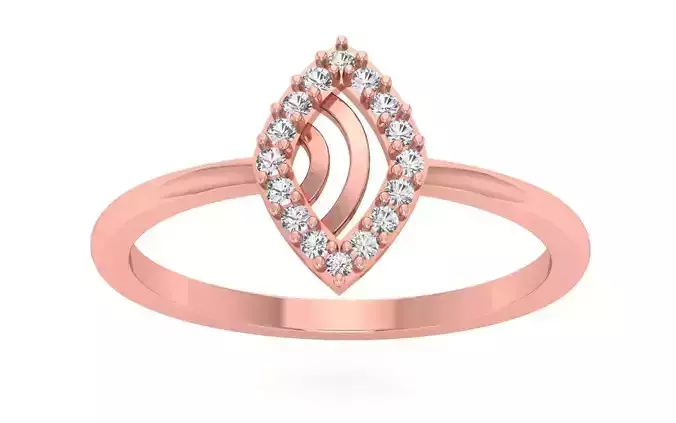 Solitaire Wedding Engagement Women Light Weight Rings