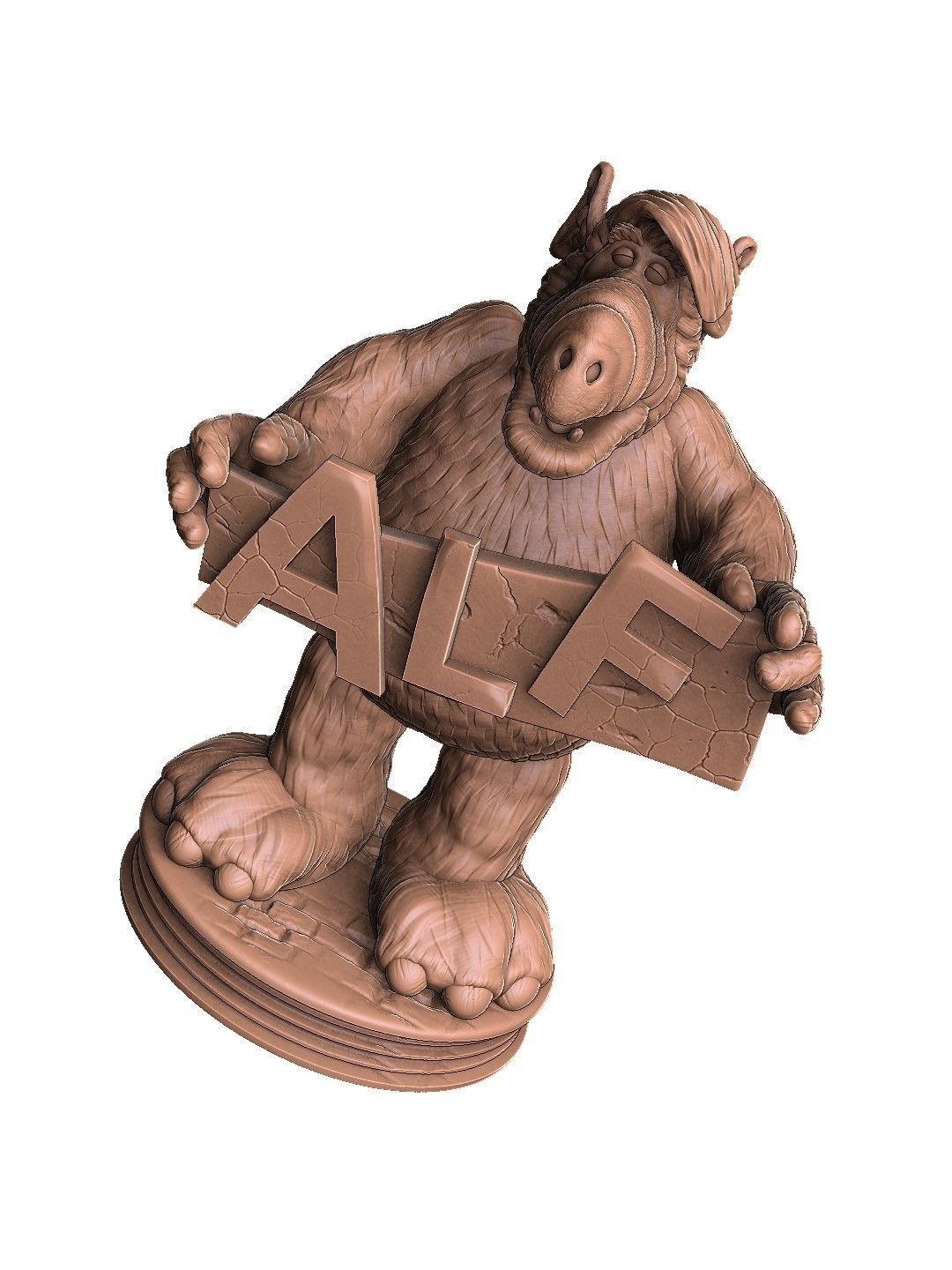 ALF TV series STL 3D printable 2 options 3D print model_30
