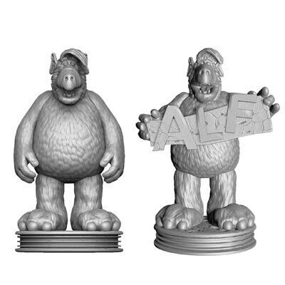 ALF TV series STL 3D printable 2 options 3D print model_1