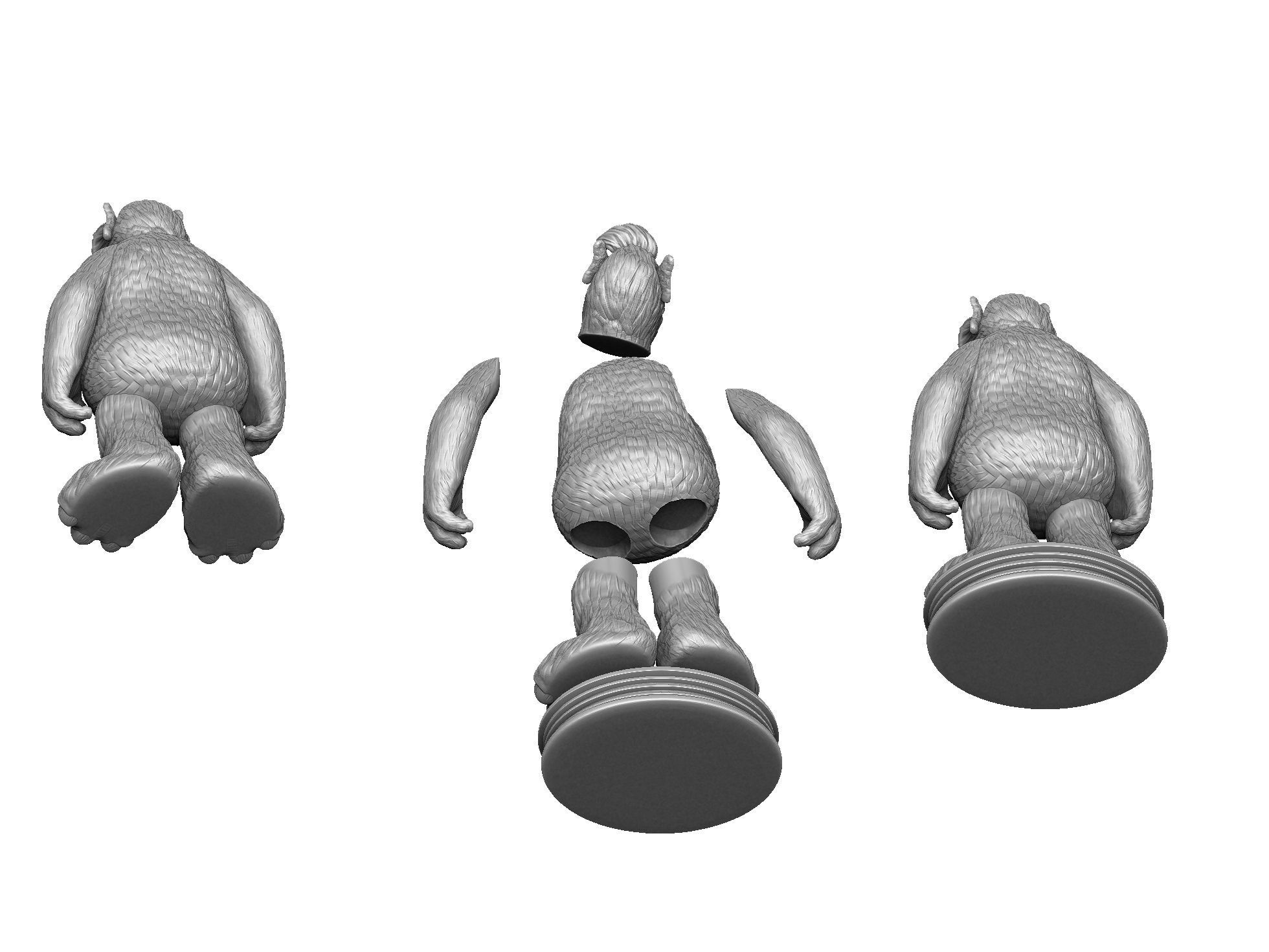 ALF TV series STL 3D printable 2 options 3D print model_32