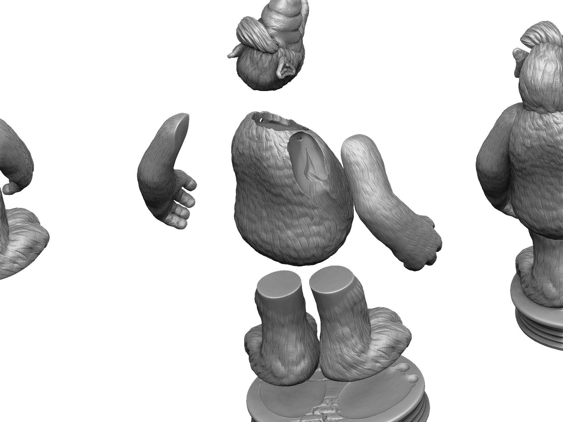 ALF TV series STL 3D printable 2 options 3D print model_40