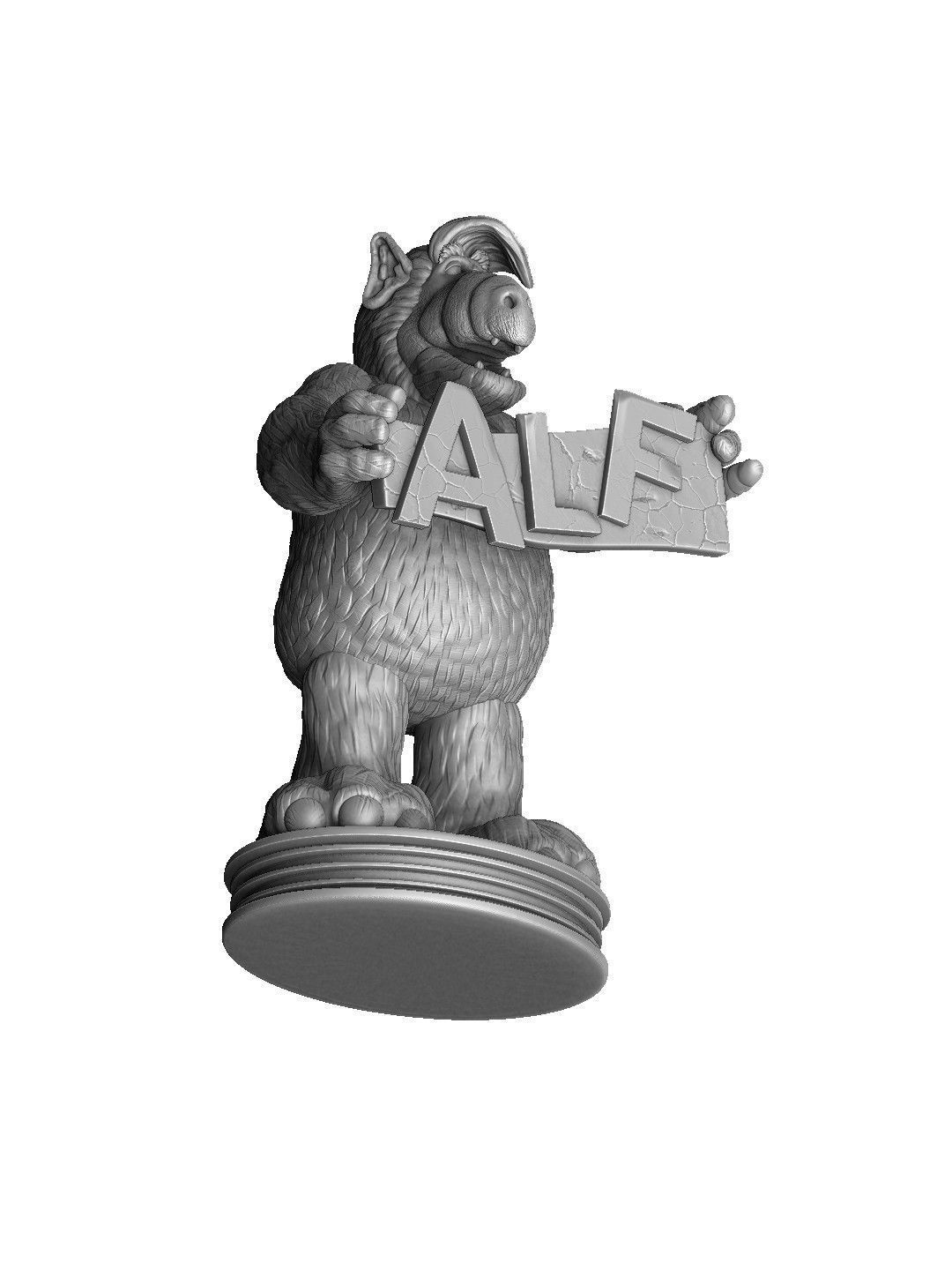 ALF TV series STL 3D printable 2 options 3D print model_26