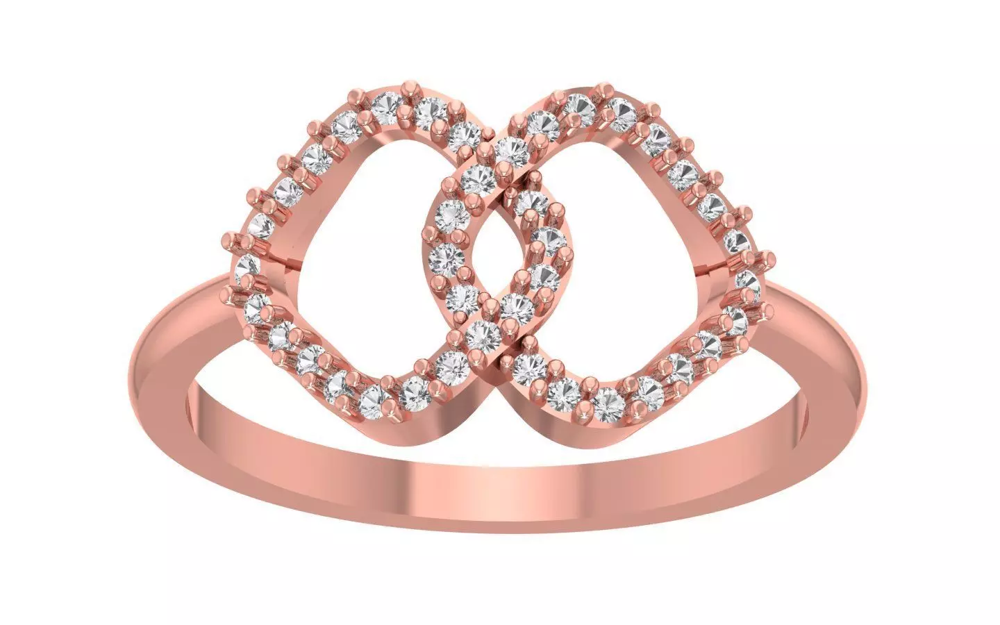 Solitaire Wedding Engagement Women Light Weight Rings 3D print model