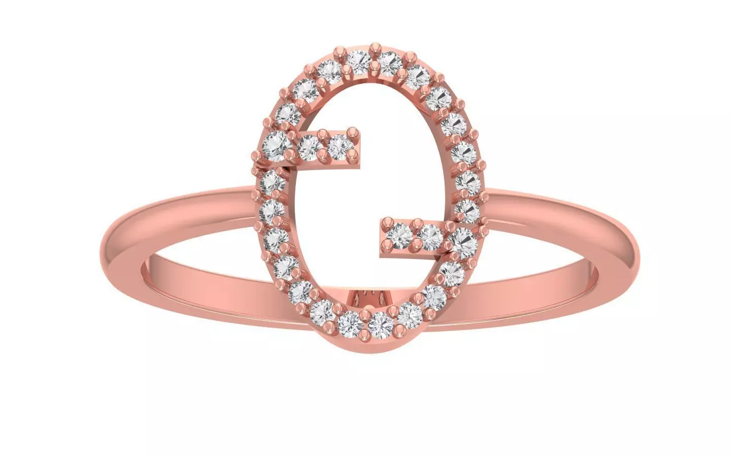 Solitaire Wedding Engagement Women Light Weight Rings 3D print model