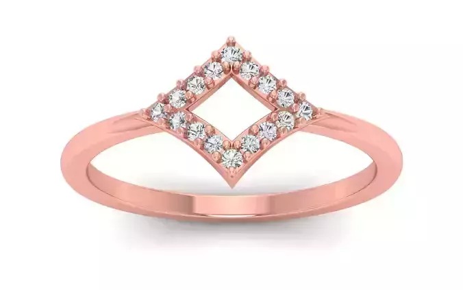 Solitaire Wedding Engagement Women Light Weight Rings