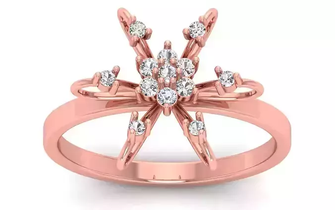 Solitaire Wedding Engagement Women Light Weight Rings