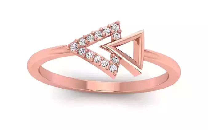 Solitaire Wedding Engagement Women Light Weight Rings