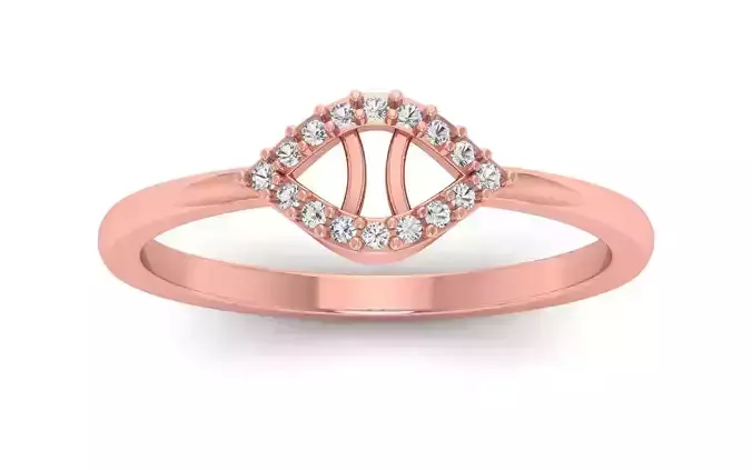 Solitaire Wedding Engagement Women Light Weight Rings