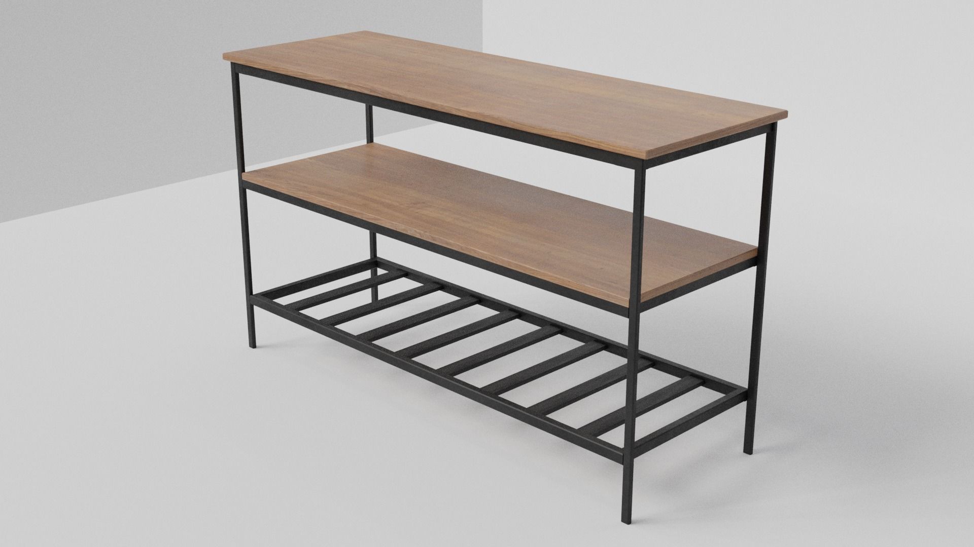 Kitchen Island Counter Table 3D model_4