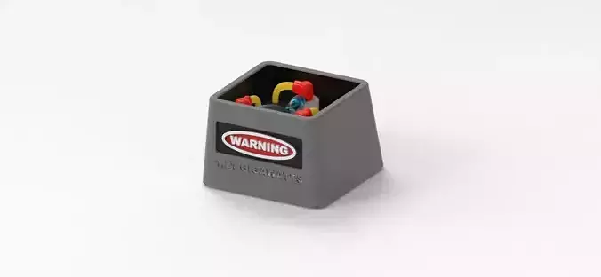 Back to the Future Flux Capacitor - Keycap - 3D Model File STL 3D print model