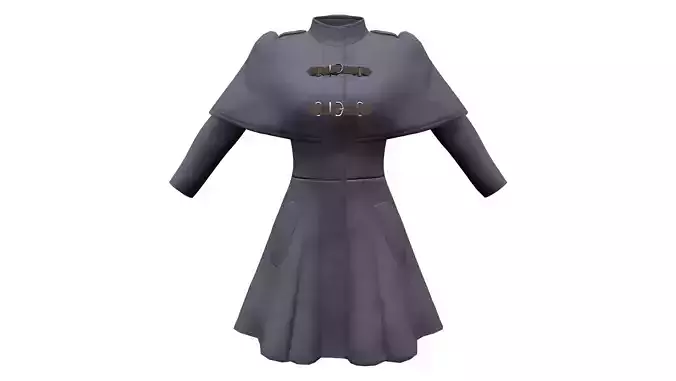 Royal Court Style Band Collar Coat