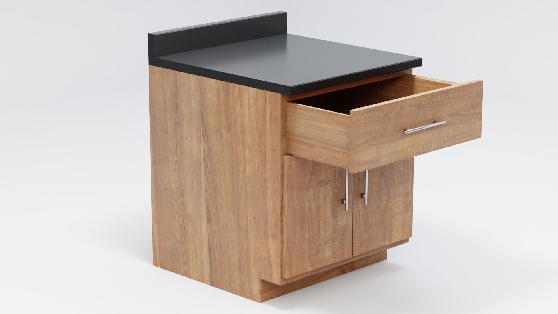 Modern Kitchen Counter 3D model_8