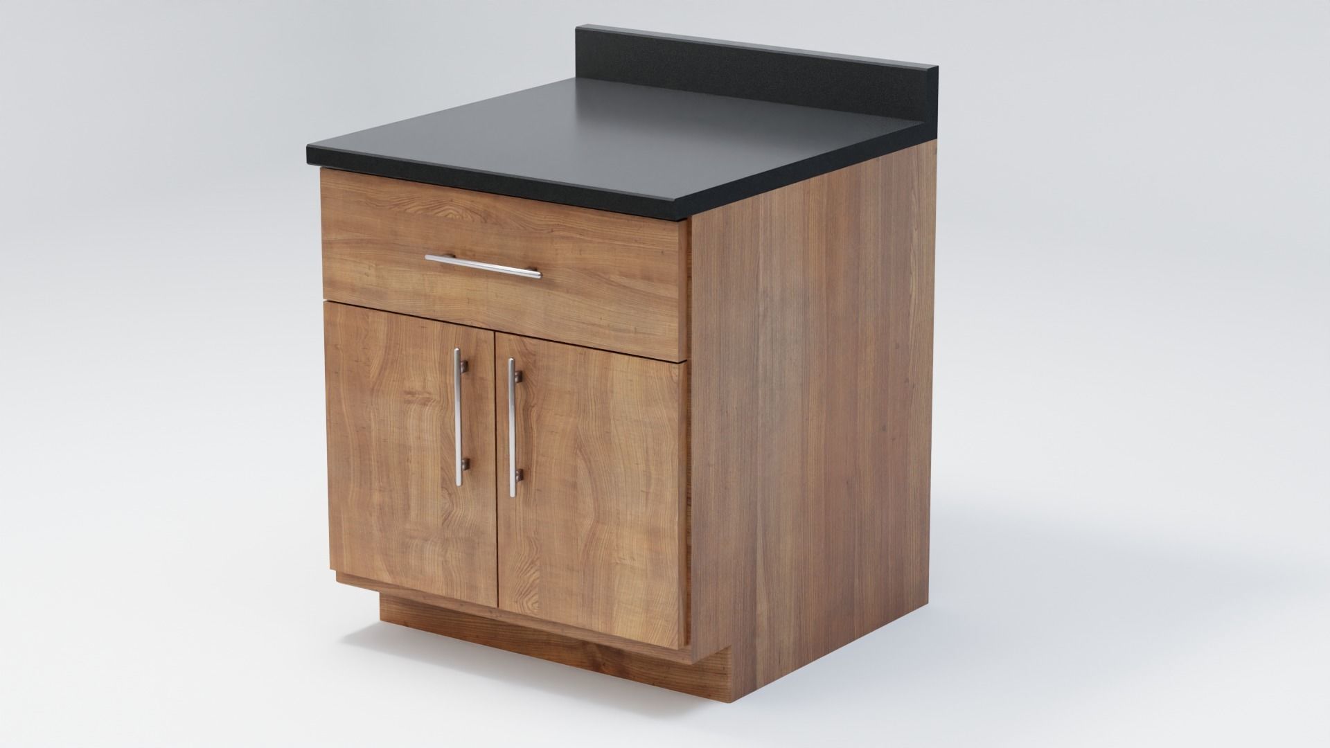 Modern Kitchen Counter 3D model_6