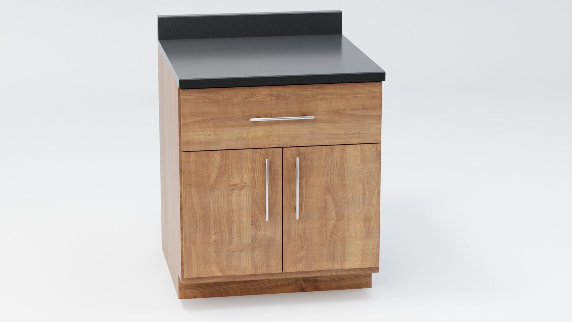 Modern Kitchen Counter 3D model_5