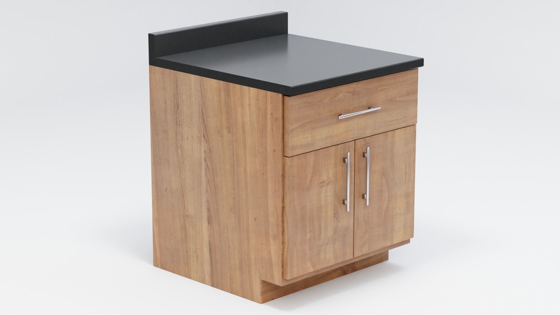 Modern Kitchen Counter 3D model_1