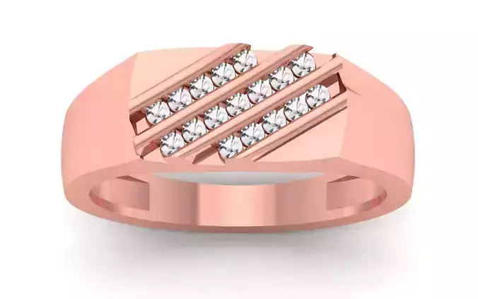 Solitaire Wedding Engagement Band Ring 