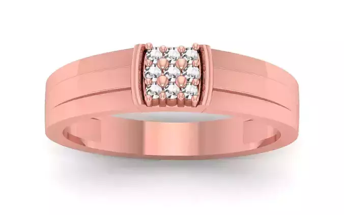 Solitaire Wedding Engagement Band Ring 