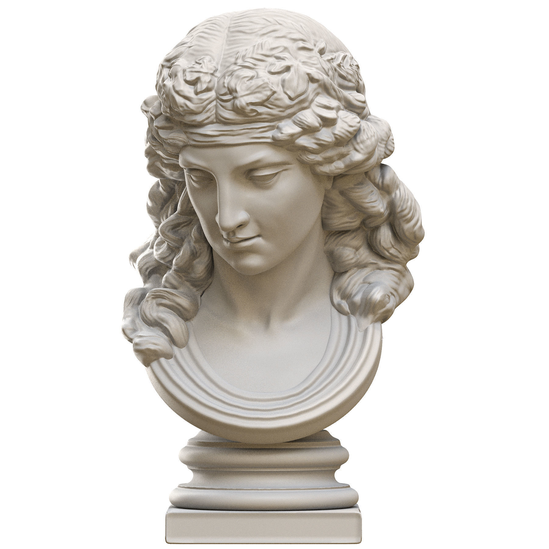Ariadna Bust 3D print model_14