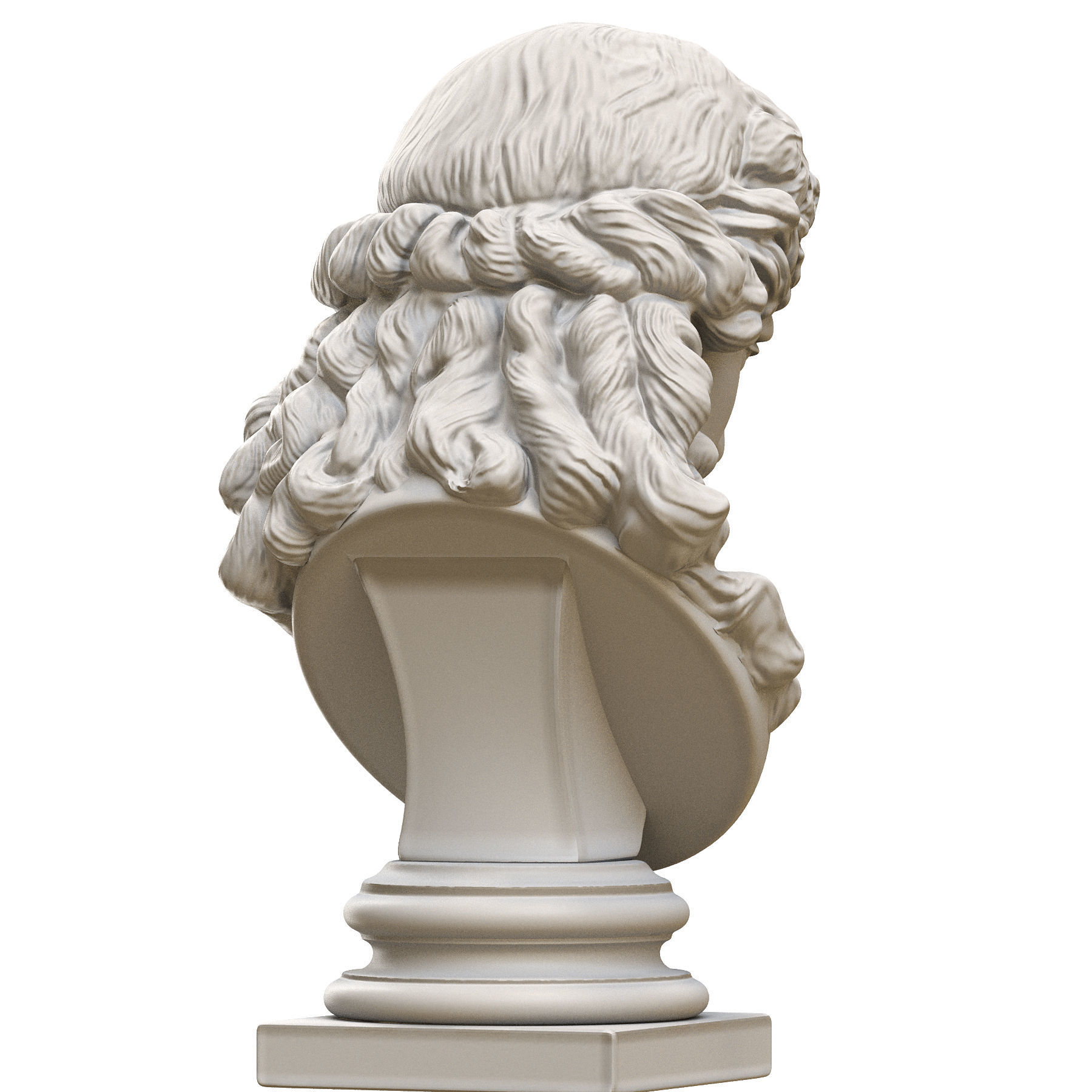 Ariadna Bust 3D print model_3