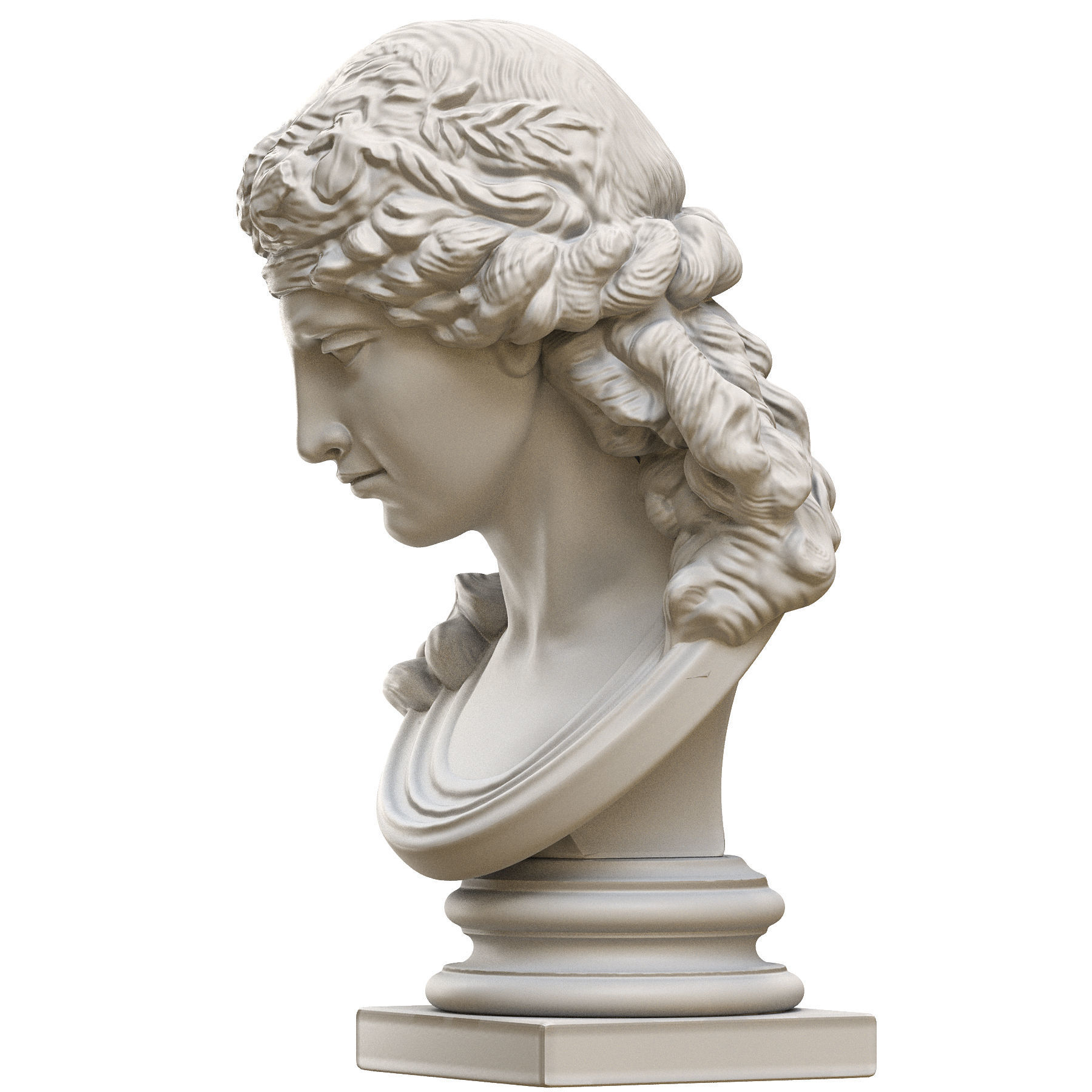 Ariadna Bust 3D print model_7