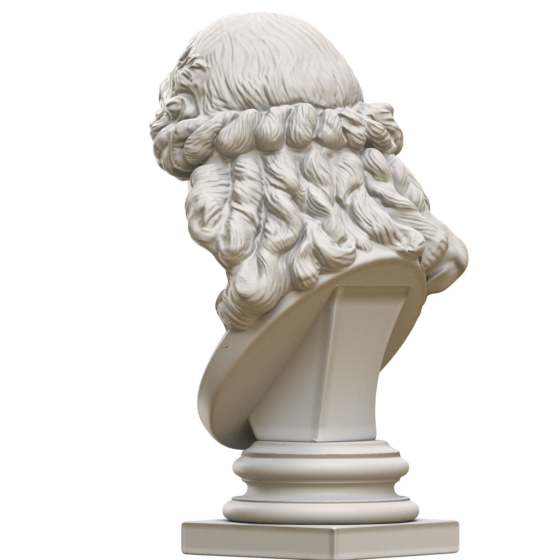Ariadna Bust 3D print model_5