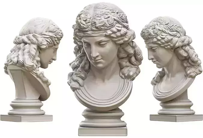 Ariadna Bust 3D print model