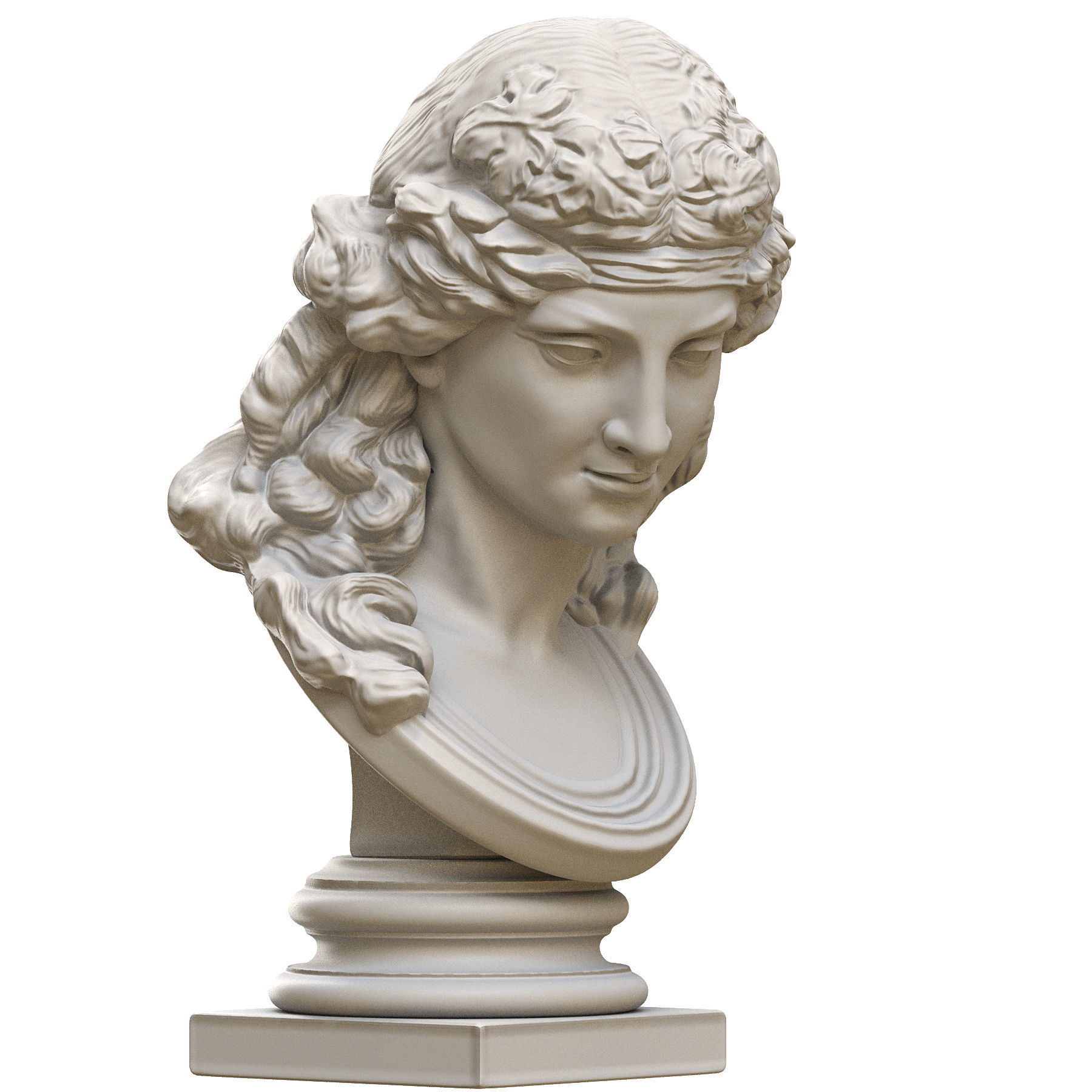 Ariadna Bust 3D print model_16