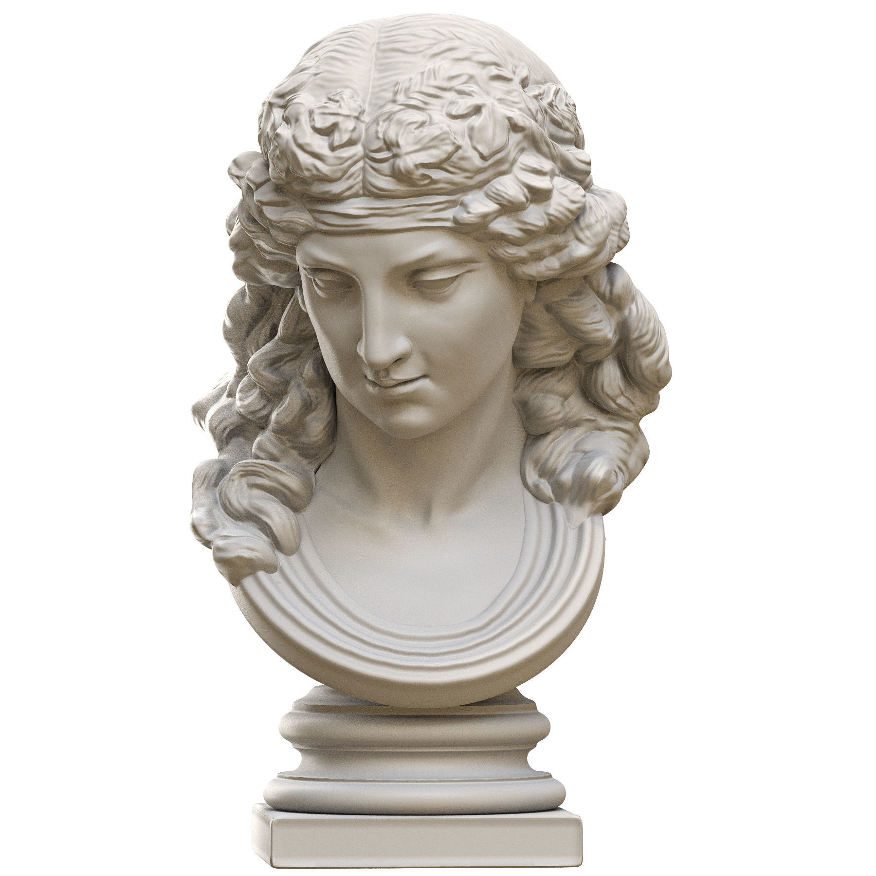 Ariadna Bust 3D print model_15