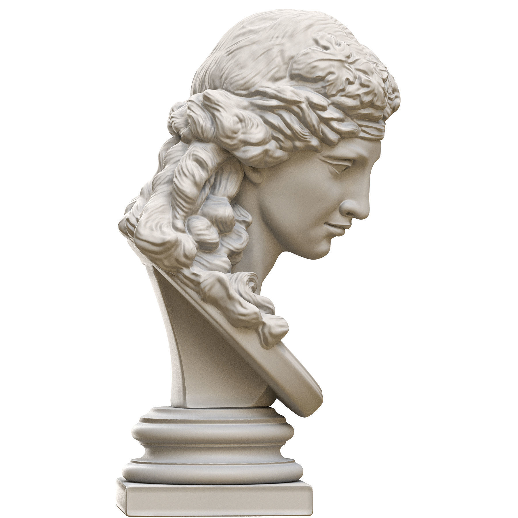 Ariadna Bust 3D print model_1
