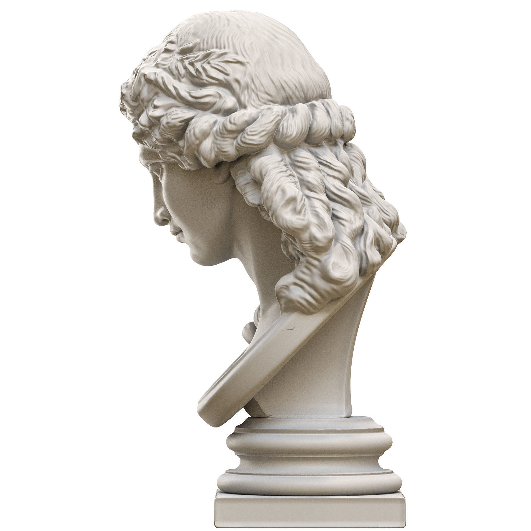 Ariadna Bust 3D print model_6